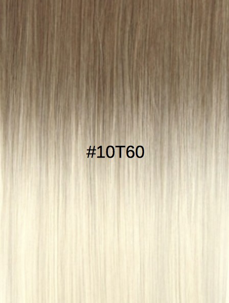 10T60 Châtain cendré/Blond platine