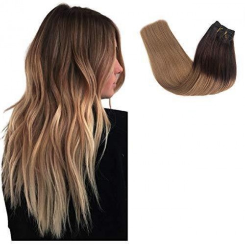 Tissage ombre coffee