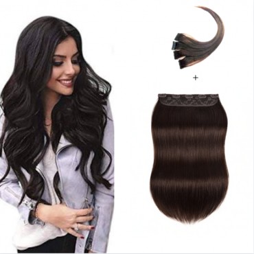 HUMAN HAIR CLIP IN ONE PIECE (55/60 CM)