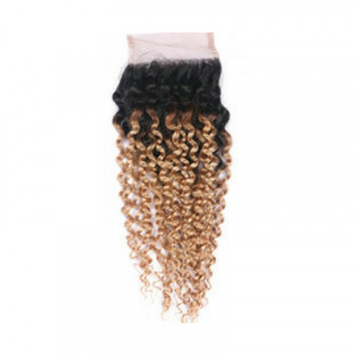 Lace closure kinky ombre3
