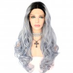 LACE FRONT OMBRE SILVER