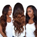 Lace frontal body wave ombre 1BT4